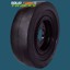 12-16.5 Smooth Solid Skid Steer Tires - Severe Duty