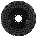 Set of 4 Solid Skid Steer Tires 10-16.5 - Standard Duty