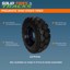 10x16.5 Primo L-5 Skid Steer Tires with Rims - Extreme Duty