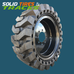 14x17.5/36x12-20 Solid Skid Steer Tire- Best Value