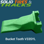 V33SYL Dirt Bucket Teeth with V33PN Flex Pins