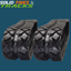 400x86x52  CTL Rubber Track-Turf Pattern